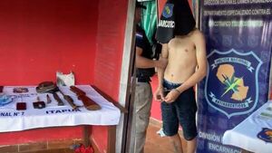 Detienen a presunto microtraficante e incautan importantes evidencias en San Juan del Paraná