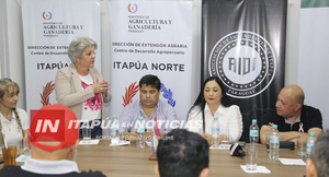 INICIAN IMPORTANTE PROYECTO DE APOYO AL SECTOR PRODUCTIVO EN ITAPÚA