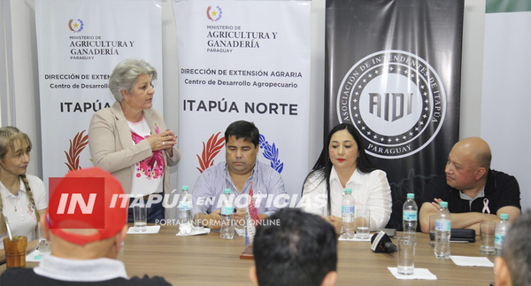 INICIAN IMPORTANTE PROYECTO DE APOYO AL SECTOR PRODUCTIVO EN ITAPÚA