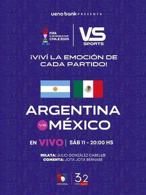 Sub 20: ¡Argentina vs. México, el duelo de gigantes se vive por Unicanal! | Unicanal