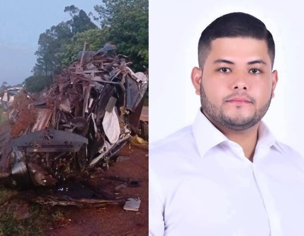 Fatal accidente en Minga Guazú: muere abogado de Itaipú tras violento vuelco