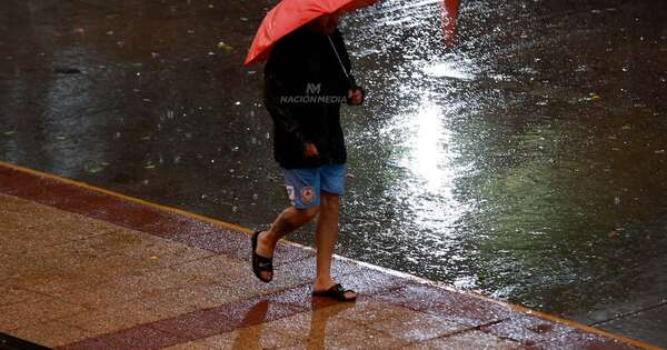 La Nación / Meteorología emite aviso de lluvias intensas con tormentas eléctricas
