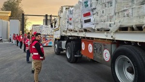 Llega la ayuda humanitaria a Gaza desde Egipto