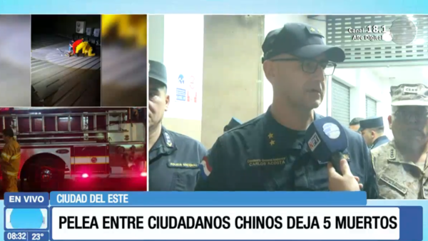 ¡Terrible! Pelea entre chinos dejó 5 muertos en Ciudad del Este