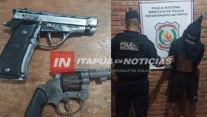 DETIENEN A SOSPECHOSO DE ROBO AGRAVADO: ESTABA ARMADO EN SAN PEDRO DEL PARANÁ