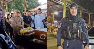Diario HOY | Emotiva despedida a policía fallecido durante persecución a criminales en CDE