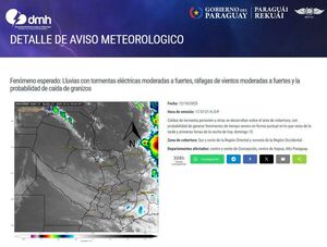 Meteorología emite alerta especial por tormentas y granizos - Concepción al Día