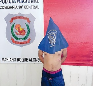 Capturan a principal sospechoso de asalto en Roque Alonso