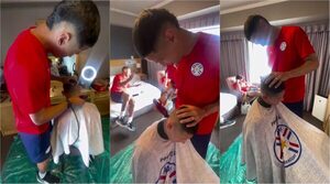 Popular / (VIDEO) ¡Mañami quién fue el peluquero de la Albirroja en Corea!