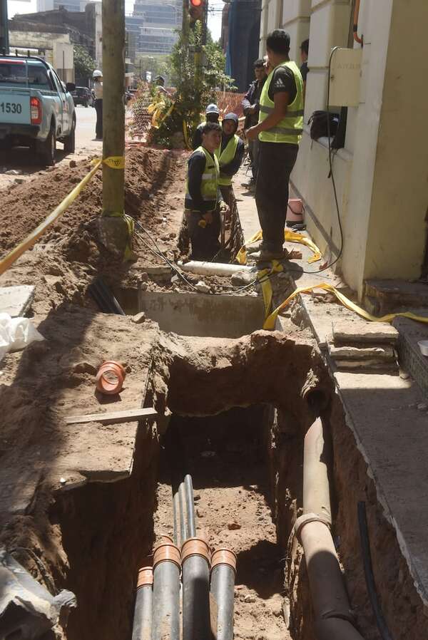 Avanza el cableado subterráneo de la ANDE: ¿cuándo se prevé inaugurar? - Economía - ABC Color