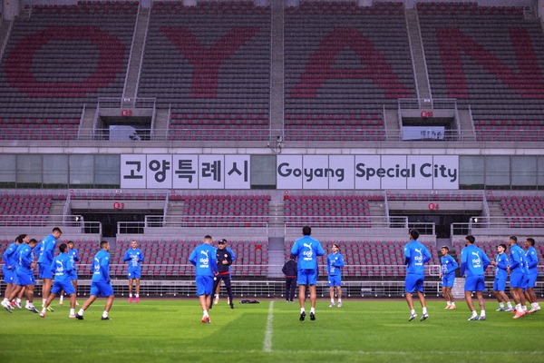 Última práctica albirroja antes del desafío frente a Corea del Sur