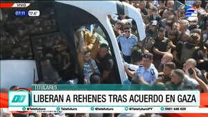 Liberan a rehenes tras acuerdo con Gaza