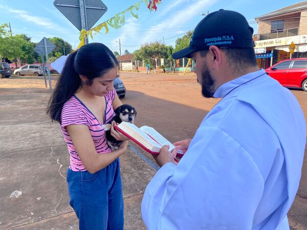 Fe y devoción en San Pedro: vecinos participaron de la bendición de vehículos y mascotas