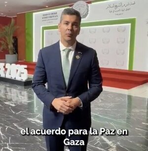 Peña participa en histórica cumbre en Egipto y celebra acuerdo por la paz en Gaza