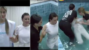 Popular / ¡Marly Figueredo se bautizó en la polémica iglesia de Jessica Torres!