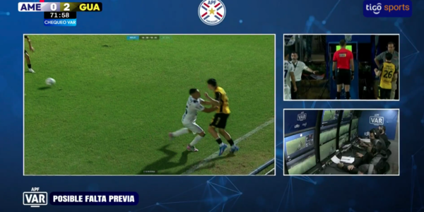 Versus / La falta y expulsión de Maidana que evitó el segundo gol y enervó a todo Guaraní