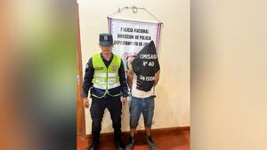 Hombre es aprehendido en flagrancia tras intentar robar una vivienda en Encarnación