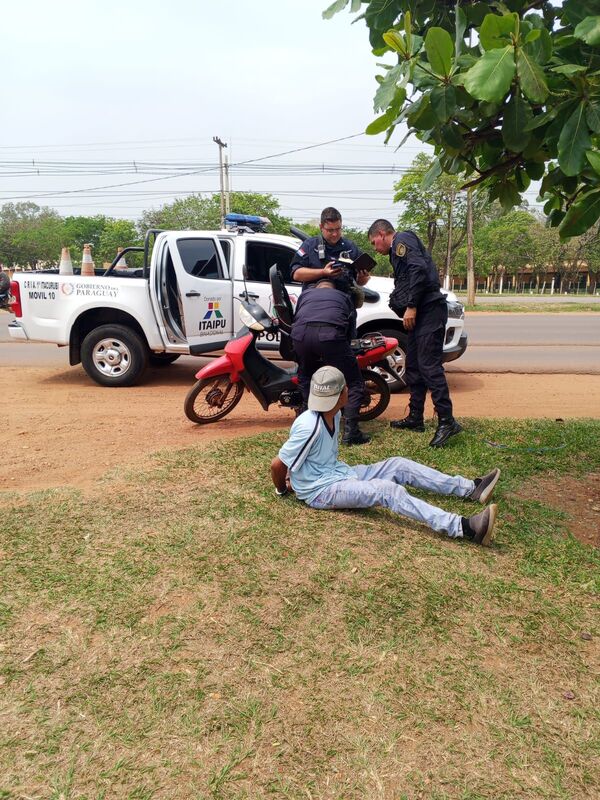 Policía recupera motocicleta hurtada en Concepción y aprehende al supuesto autor - Concepción al Día