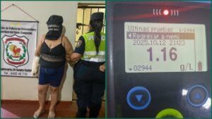 Popular / Kuña tatacha chocó y quedó detenida