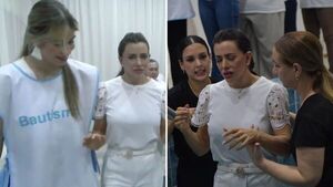 Marly Figueredo se bautizó con profeta y dijo que ahora ya es “otra”