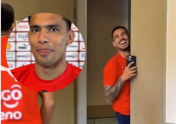¡El divertido momento de Diego Gómez al intentar grabar un video!