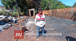 FAMILIA LO PIERDE TODO TRAS VORAZ INCENDIO EN EL BARRIO CHAIPÉ DE ENCARNACIÓN