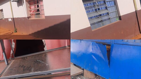 Roban equipo de aire acondicionado recién instalado en la Escuela Tte. Robustiano Dávila
