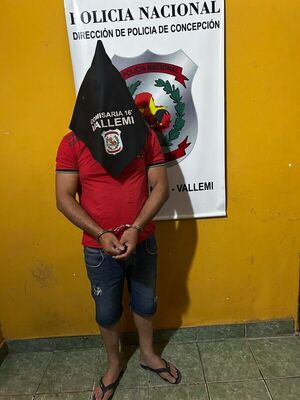 Detienen a hombre con orden de captura en Vallemí - Concepción al Día
