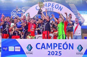 Escurra Campeón de Futsal Honor y es de la División de Honor
