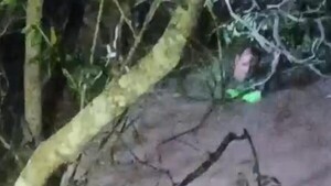 Video: Dramático rescate de vecino que cayó de balsa al río Monday en Minga Guazú