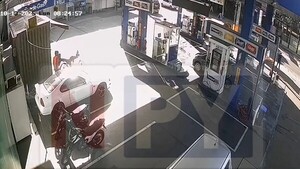 Video: Asaltan estación de servicio en San Antonio y se llevan cerca de G. 20 millones
