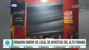 Asaltan local de apuestas en Alto Paraná