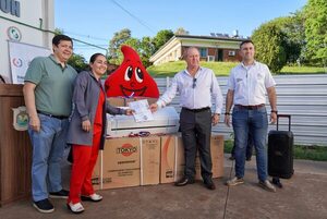 Gobierno de Itapúa refuerza equipamiento del Hemocentro de Encarnación