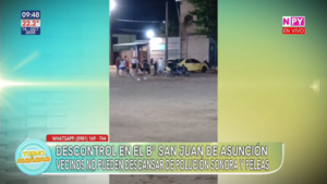 NPY en tu barrio: Cancha convertida en discoteca mantiene en vilo a los vecinos de San Juan en Asunción