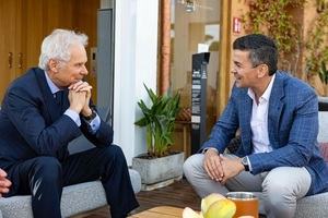 Peña se reunió en Roma con el CEO de Webuild