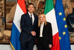 Peña se reúne con Giorgia Meloni en Italia  - Política - ABC Color