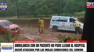 Ambulancia quedó atascada y no pudo llevar a paciente convulsionando a un hospital