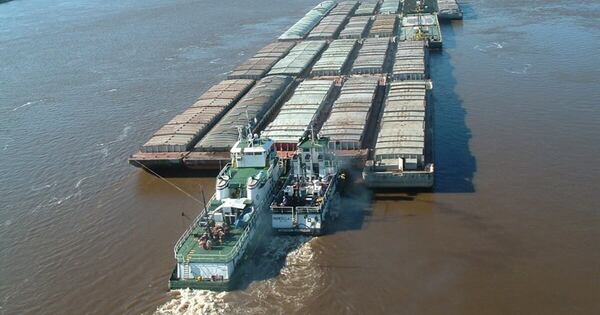 La Nación / Bajante del río preocupa al sector naviero y solicitan continuar con los trabajos de dragado