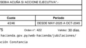 Embargaron su jubilación por 20 años por deuda cancelada