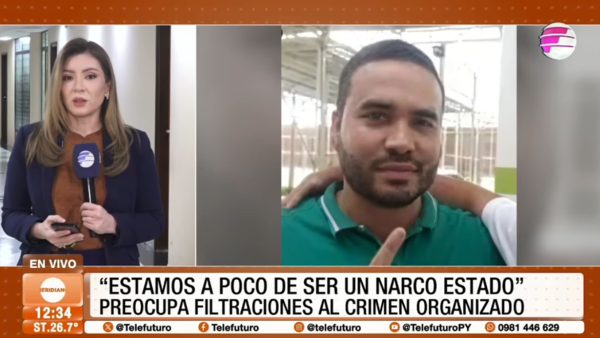 ''Estamos a poco de ser un narco estado'', Rafael Filizzola