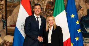 La Nación / Peña con primera ministra de Italia: “Paraguay sigue consolidando su presencia en el escenario global”