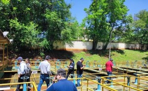 Visita técnica de proyecto de agua y saneamiento en el este