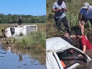 Popular / (VIDEO). Violento choque sobre la Ruta 3, cercanías de la ciudad de 25 de Diciembre