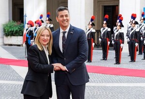 Peña se reunió con Giorgia Meloni