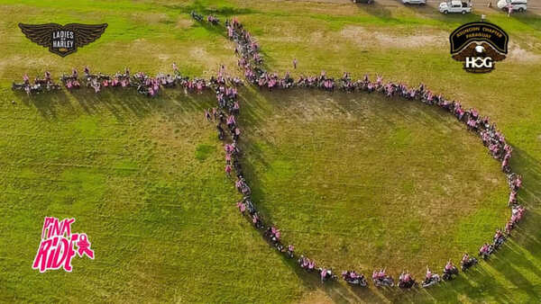 Motociclistas unidos por una causa: el Pink Ride vuelve a rugir por la lucha contra el cáncer de mama