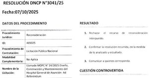 Ya no hay impedimento para avanzar en proceso de licitación del Gran Hospital