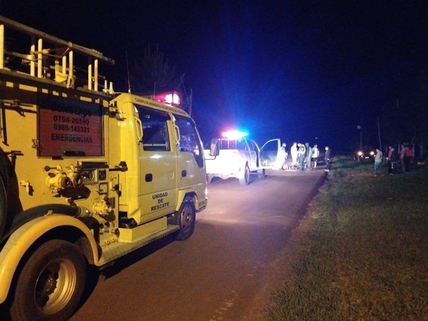 Choque entre motocicletas deja dos fallecidos en Tomás Romero Pereira