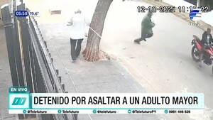 Detienen a supuesto autor de violento asalto a adulto mayor
