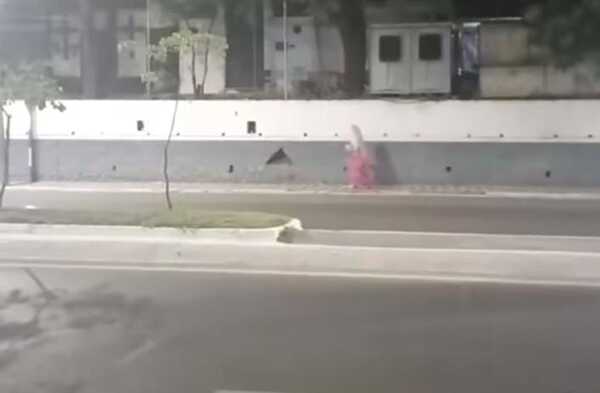 Popular / (VIDEO)Novia misteriosa causó revuelo en Asunción y aseguran que era "Malavisión"