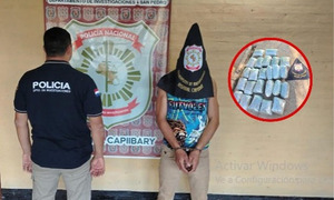 Cae joven intentando despachar 24 paquetes de marihuana por encomienda en Capiibary - OviedoPress